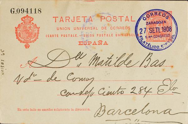 0000055172 - Entero Postal. Oficial