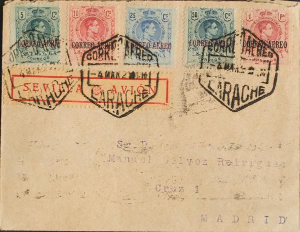 0000057360 - Spain. Alfonso XIII Air Mail
