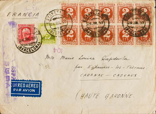 0000059010 - Republican Zone. Bando Republicano Airmail