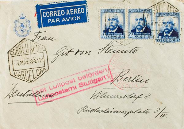 0000060679 - Spain. Spanish Republic Airmail