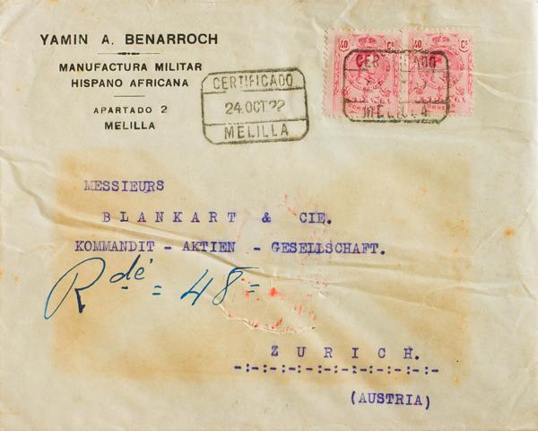 0000060725 - España. Alfonso XIII Correo Certificado