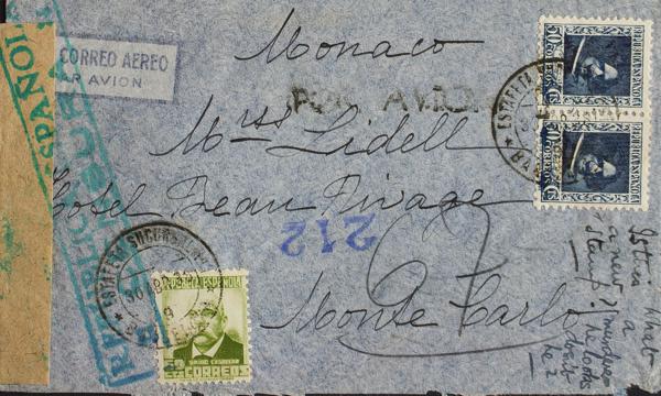 0000062093 - Spain. Spanish Republic Airmail