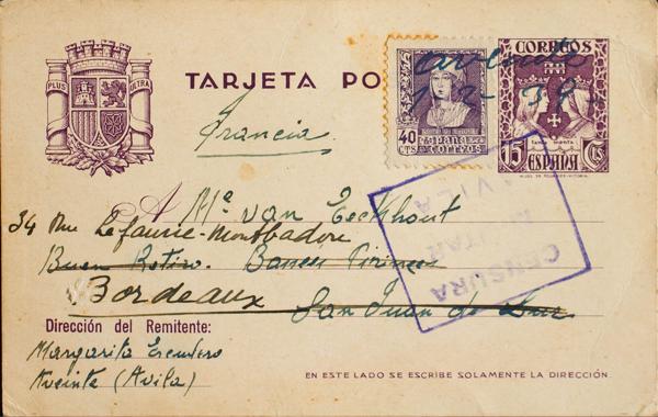 0000062897 - Castile and Leon. Postal History
