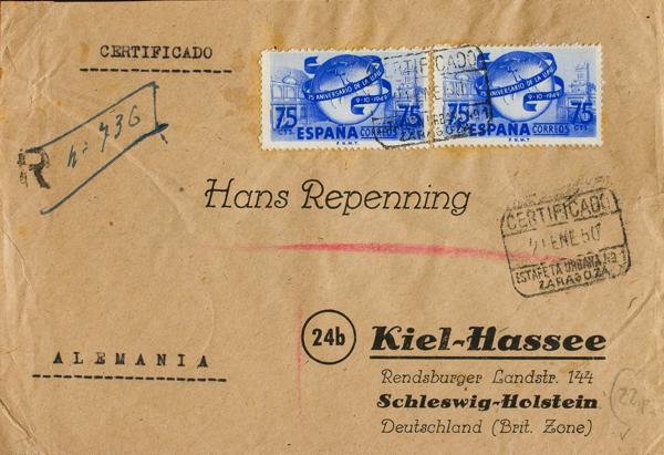 0000064102 - Spain. Spanish State Registered Mail