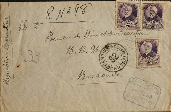 0000064781 - Spain. Spanish Republic Registered Mail