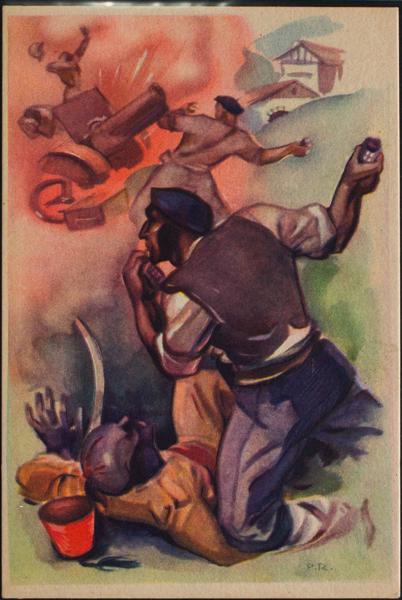 0000069285 - Republican Zone. Republican Postcard