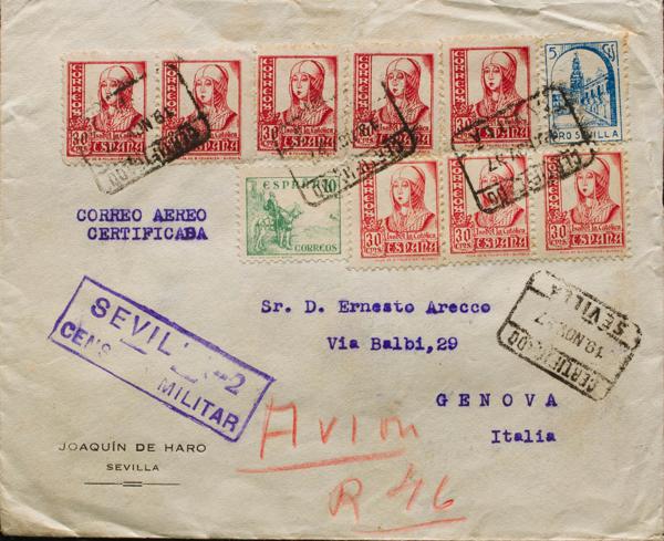 0000069625 - Zona Nacional. Bando Nacional Correo Certificado