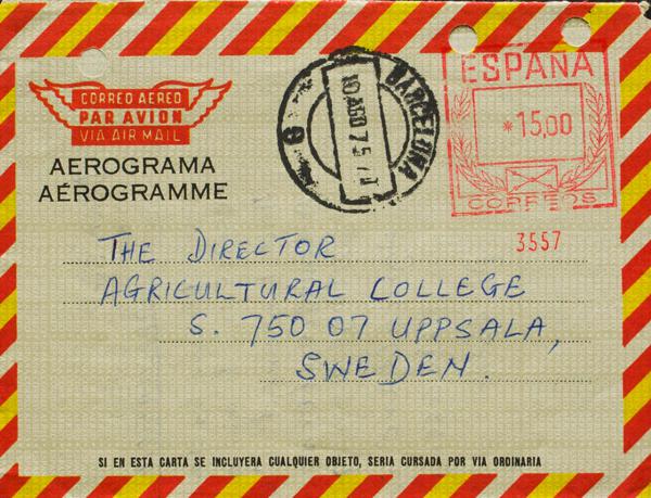 0000069803 - Other sections. Roller Postmark / Mechanical Franking