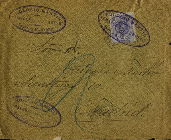 0000073489 - Madrid. Postal History