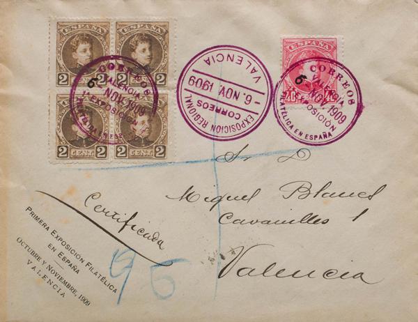0000074574 - Spain. Alfonso XIII Registered Mail