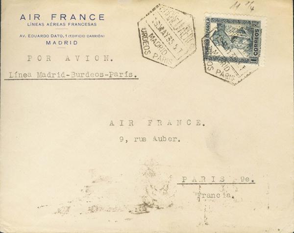 0000077050 - Spain. Spanish Republic Airmail