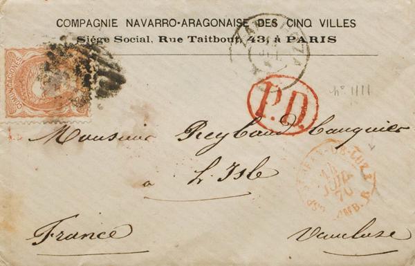 0000077196 - Aragon. Postal History