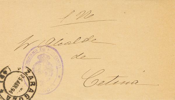 0000077229 - Aragon. Postal History