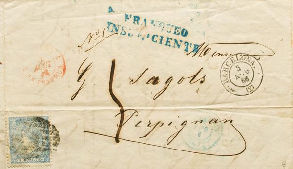 0000077442 - Catalonia. Postal History