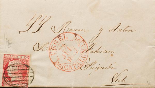 0000078704 - Cataluña. Historia Postal