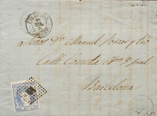 0000079235 - Catalonia. Postal History