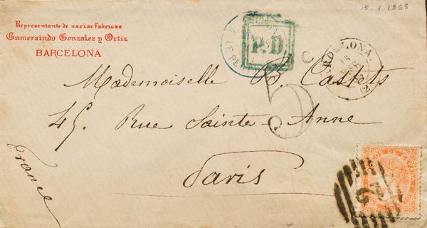 0000079487 - Catalonia. Postal History