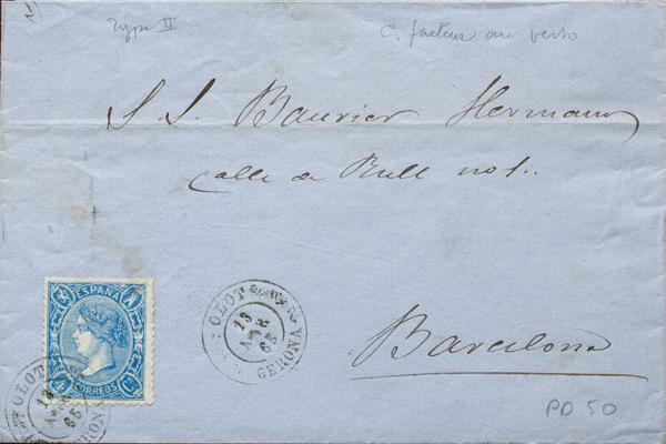 0000079795 - Catalonia. Postal History