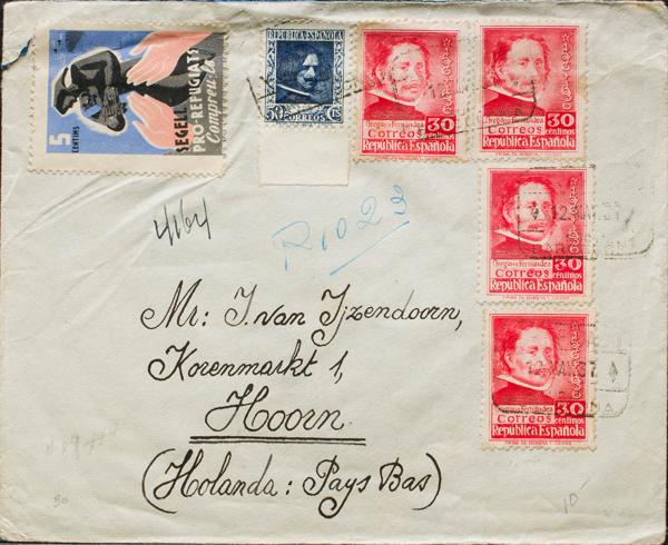 0000079895 - Spain. Spanish Republic Registered Mail
