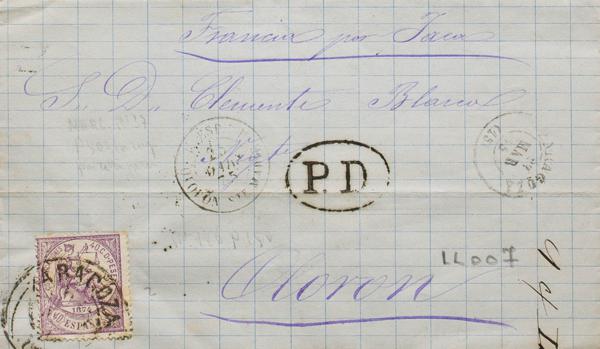 0000090908 - Aragon. Postal History