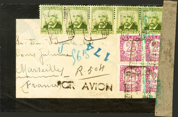 0000093703 - Spain. Spanish Republic Registered Mail