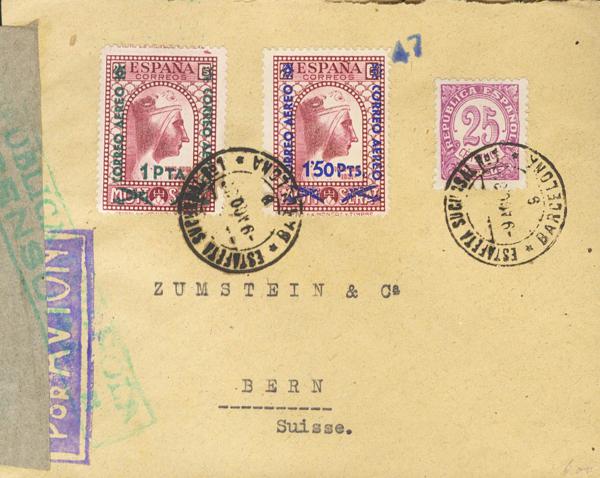 0000095159 - Spain. Spanish Republic Airmail