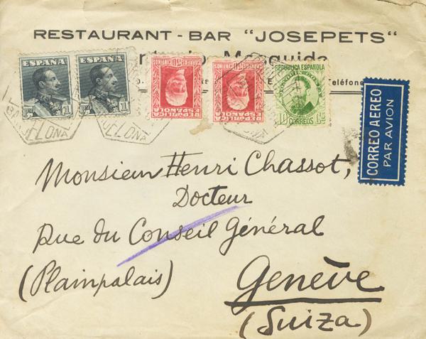 0000095164 - Spain. Spanish Republic Airmail