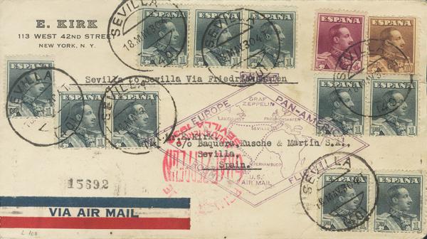 0000095429 - Spain. Alfonso XIII Air Mail