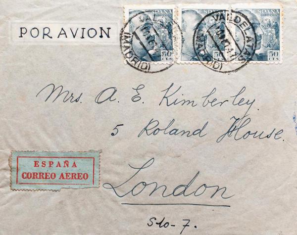 0000095638 - Madrid. Postal History