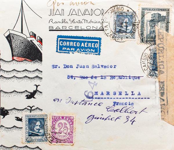 0000100781 - Spain. Spanish Republic Airmail