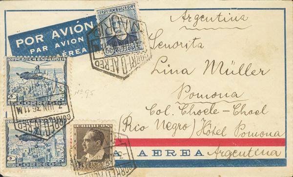 0000100861 - Spain. Spanish Republic Airmail