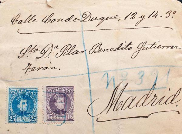 0000101069 - Spain. Alfonso XIII Registered Mail