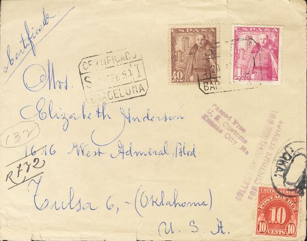 0000102023 - Spain. Spanish State Registered Mail