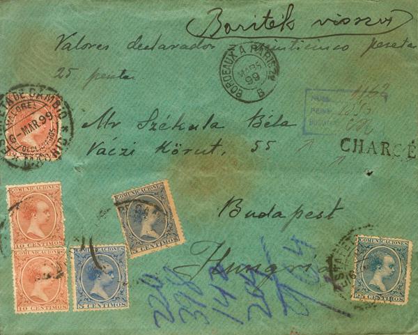 0000114180 - Spain. Alfonso XIII Registered Mail
