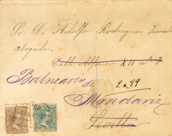 0000114253 - Spain. Alfonso XIII Registered Mail