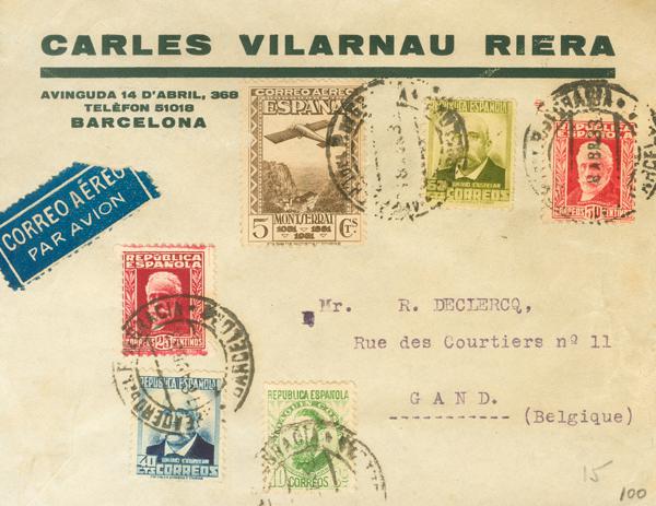 0000114376 - Spain. Spanish Republic Airmail