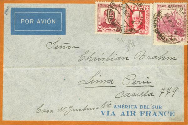 0000115442 - Spain. Spanish Republic Airmail