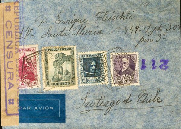 0000115579 - Spain. Spanish Republic Airmail