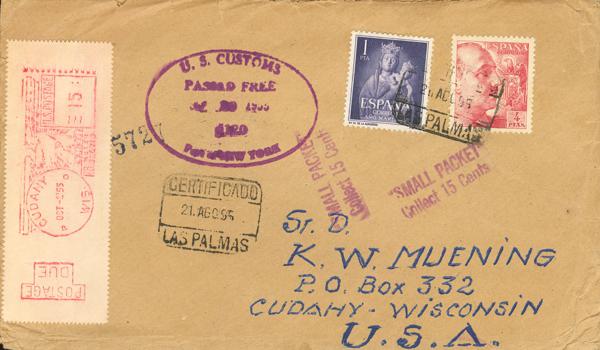 0000117080 - Spain. Spanish State Registered Mail