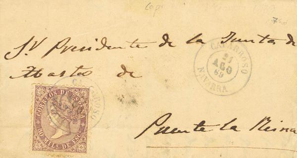 0000117168 - Navarra. Postal History