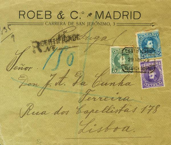 0000117888 - Spain. Alfonso XIII Registered Mail