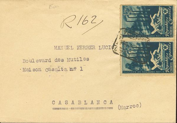 0000118423 - Spain. Spanish Republic Registered Mail
