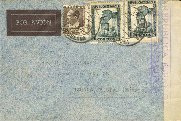 0000118424 - Spain. Spanish Republic Airmail