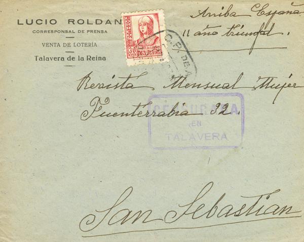 0000118485 - National Zone. Military Censorship Bando Nacional