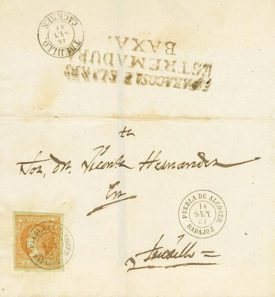 0000124128 - Extremadura. Postal History