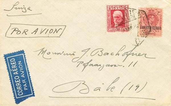 0000129313 - Spain. Spanish Republic Airmail