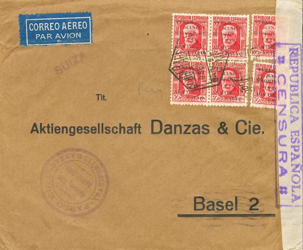 0000129315 - Spain. Spanish Republic Airmail
